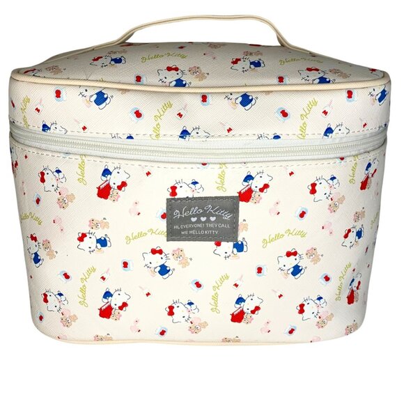 Hello Kitty Handbags - Hello Kitty Sanrio Cosmetic Bag Large White